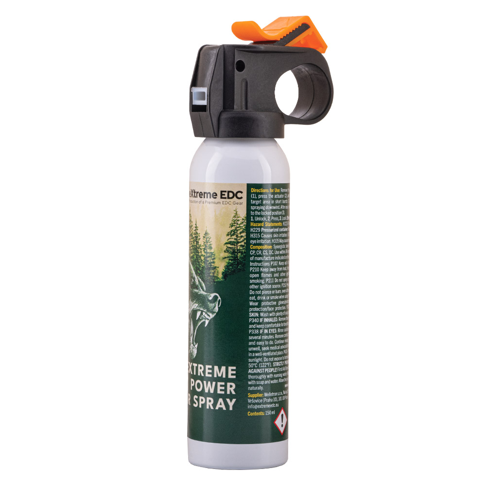 Obranné spreje  na   medvědy EXTREME POWER BEAR SPRAY EDC 150 ml